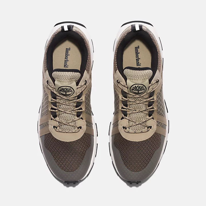 SNEAKER BASSA STRINGATA WINSOR TRAIL DA UOMO IN MARRONE CHIARO