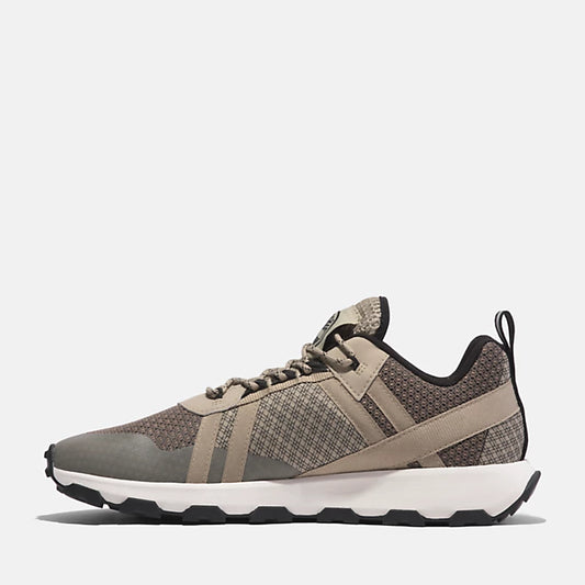 SNEAKER BASSA STRINGATA WINSOR TRAIL DA UOMO IN MARRONE CHIARO
