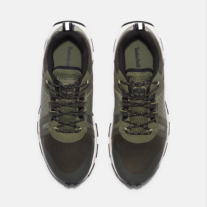 SNEAKER BASSA STRINGATA WINSOR TRAIL DA UOMO IN VERDE