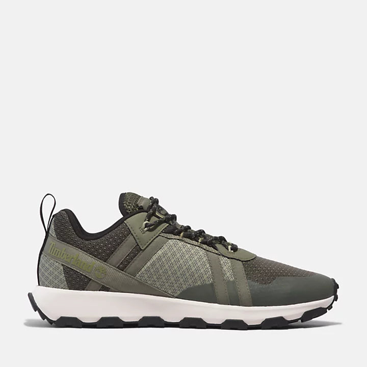 SNEAKER BASSA STRINGATA WINSOR TRAIL DA UOMO IN VERDE