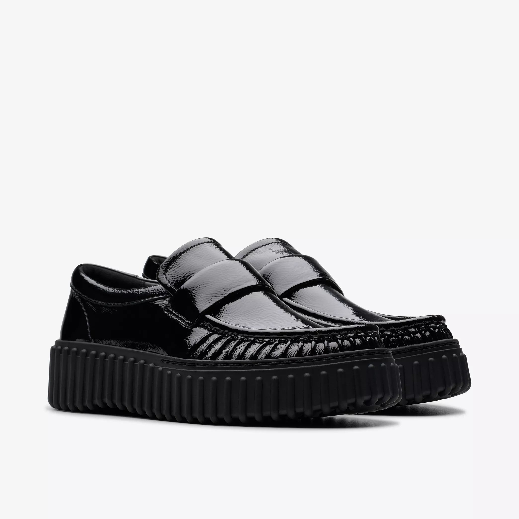 Torhill mocassino nero lucido