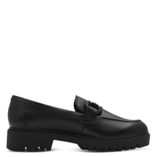 Mocassino pelle nera