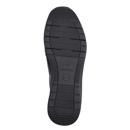 Sneaker nera con zip