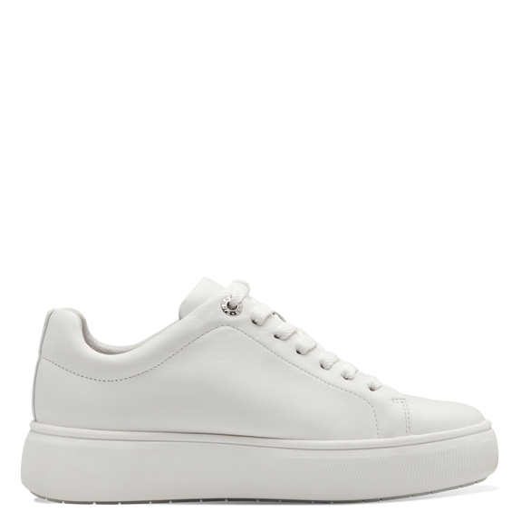 Sneaker pelle bianca