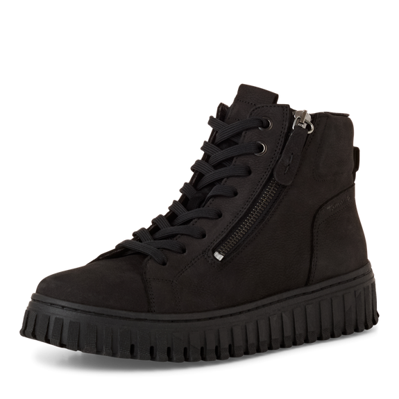 Scarponcino nubuck nero