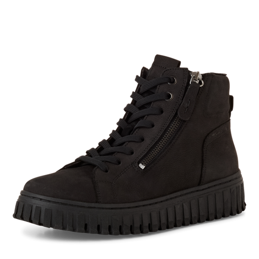 Scarponcino nubuck nero