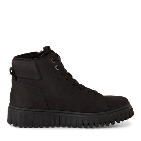 Scarponcino nubuck nero