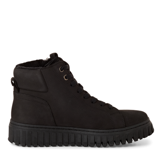 Scarponcino nubuck nero