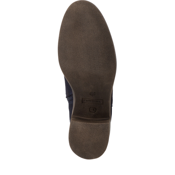 Stivaletto nubuck blu