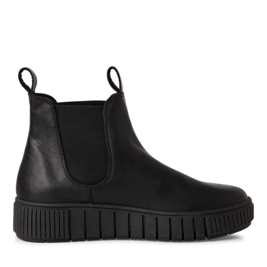 Stivaletto pelle nera
