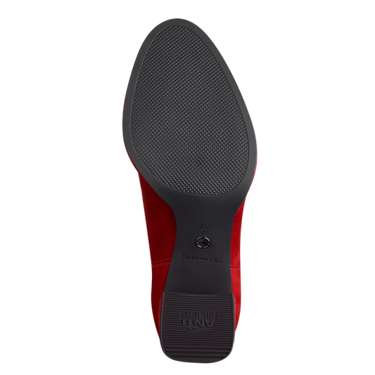 Stivale Raso Rosso