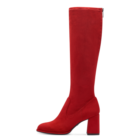 Stivale Raso Rosso