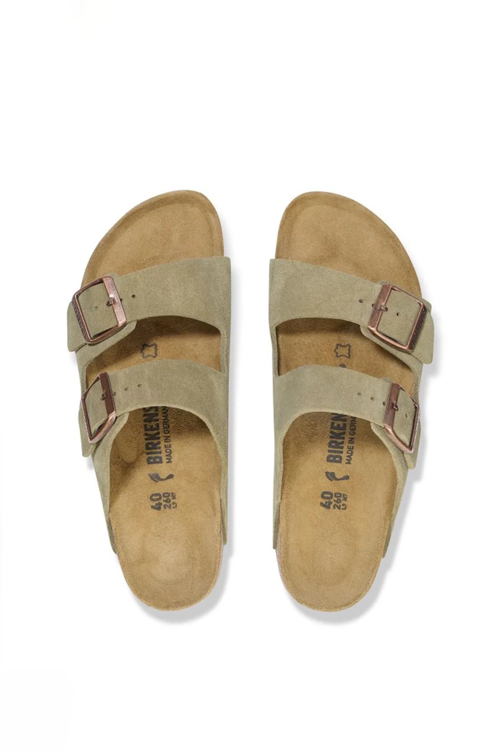 Birkenstock Arizona Pelle Scamosciata Taupe