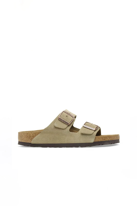 Birkenstock Arizona Pelle Scamosciata Taupe
