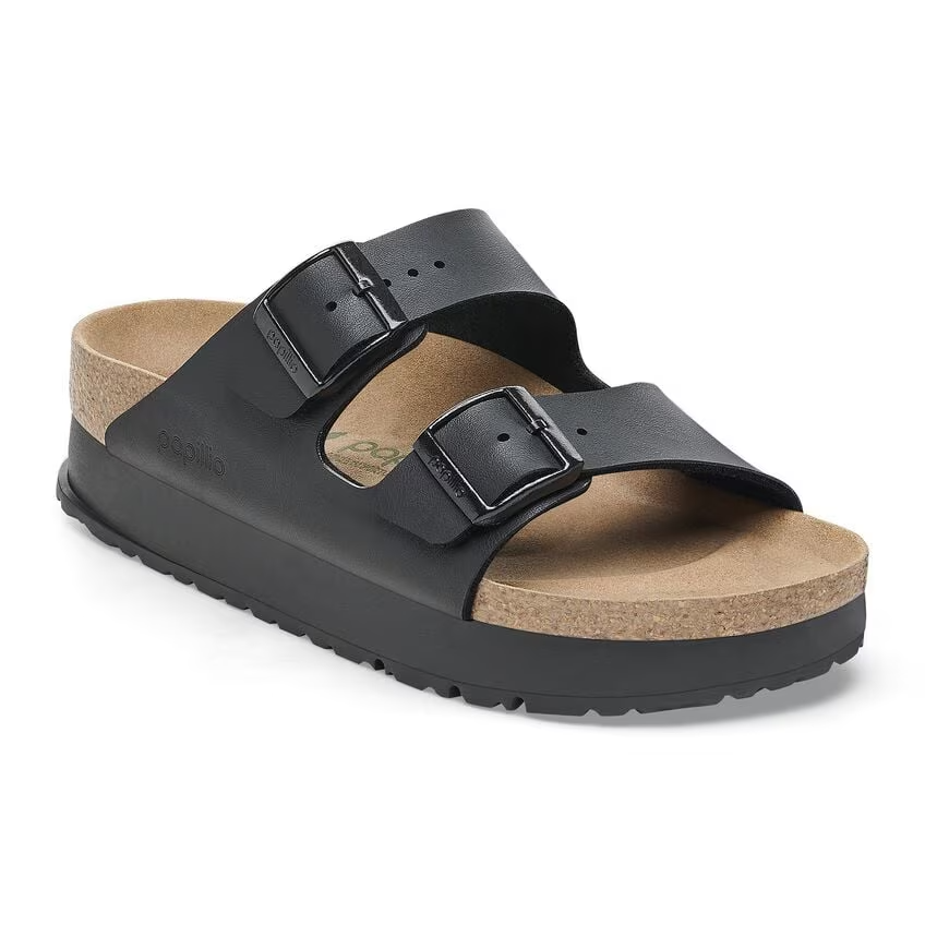 Birkenstock  Arizona Platform Nera PAP Flex