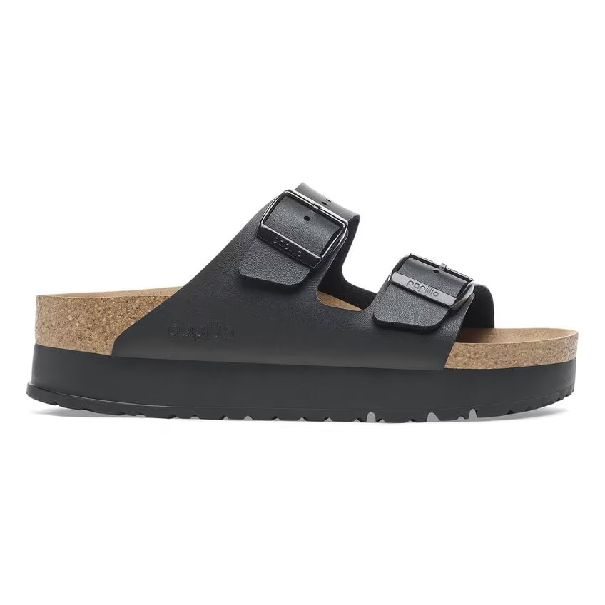 Birkenstock  Arizona Platform Nera PAP Flex