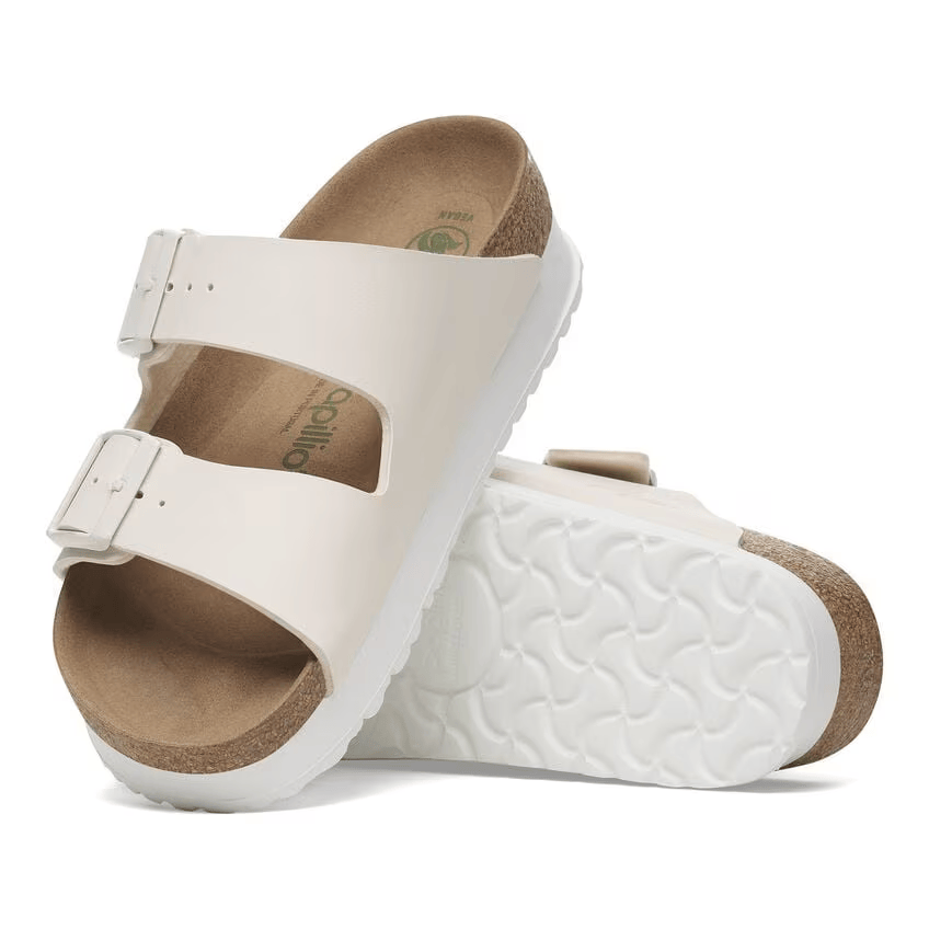 Birkenstock Arizona Pap Flex Platform Eggshell