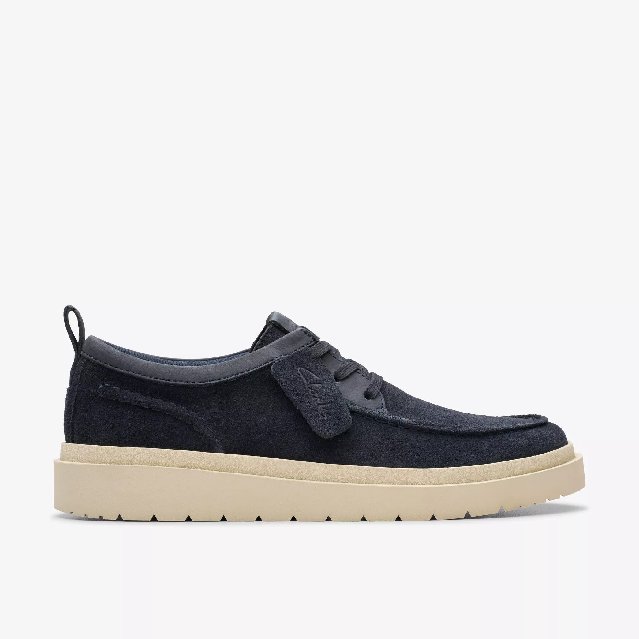 Clarks Polden Moc Pelle scamosciata blu scuro
