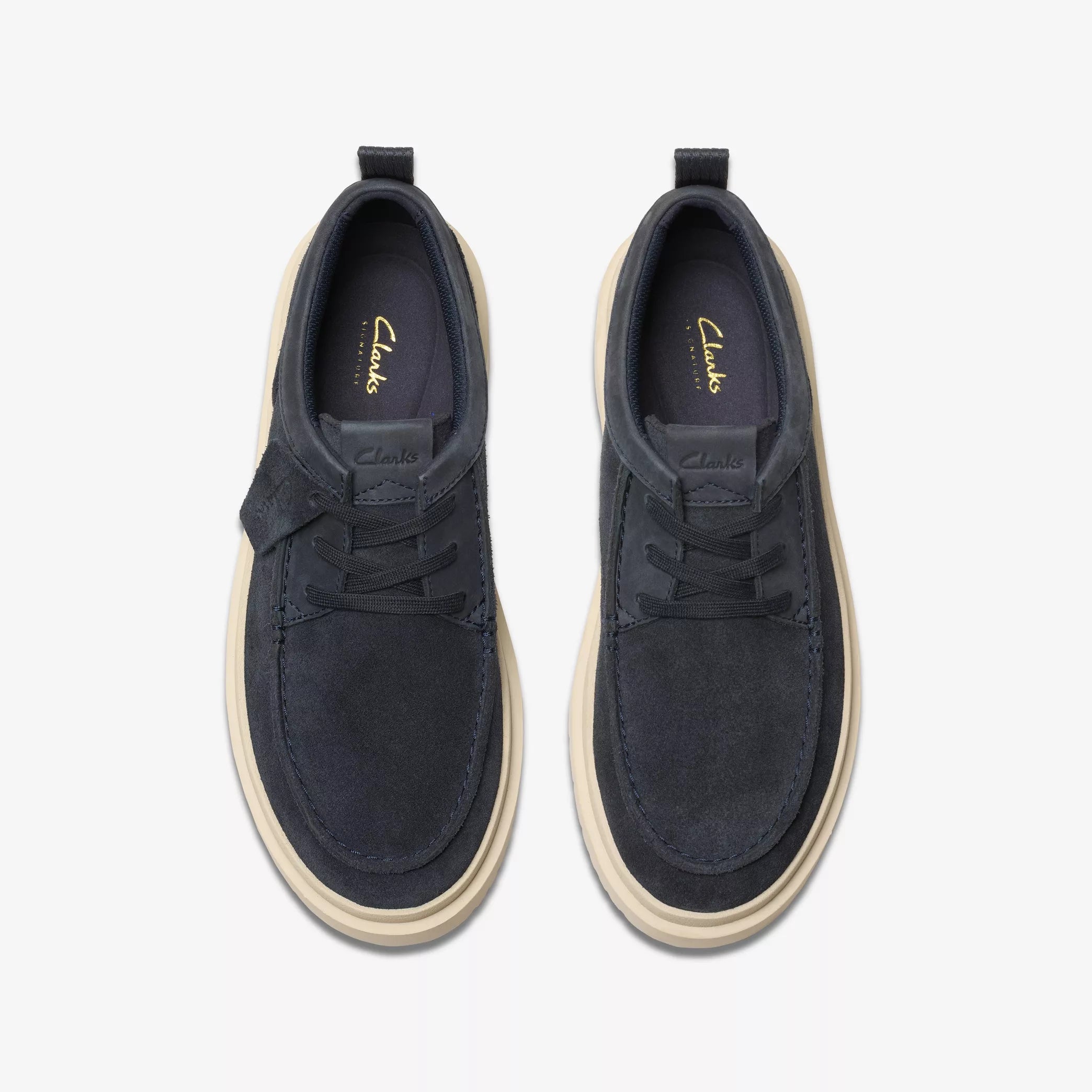 Clarks Polden Moc Pelle scamosciata blu scuro