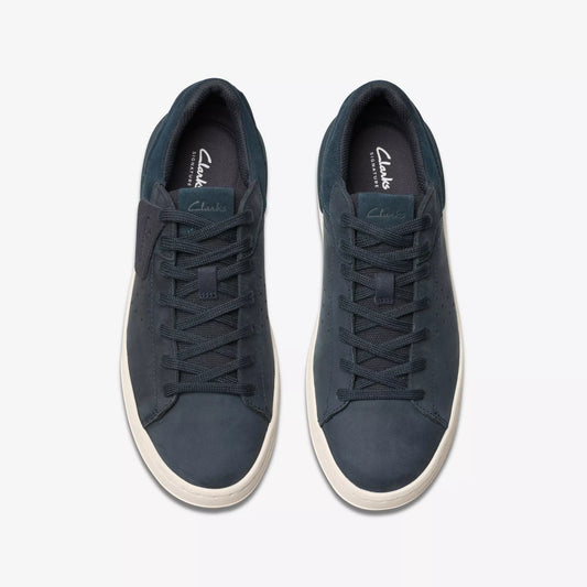 Clarks Courtlite2 Run Nabuk blu scuro