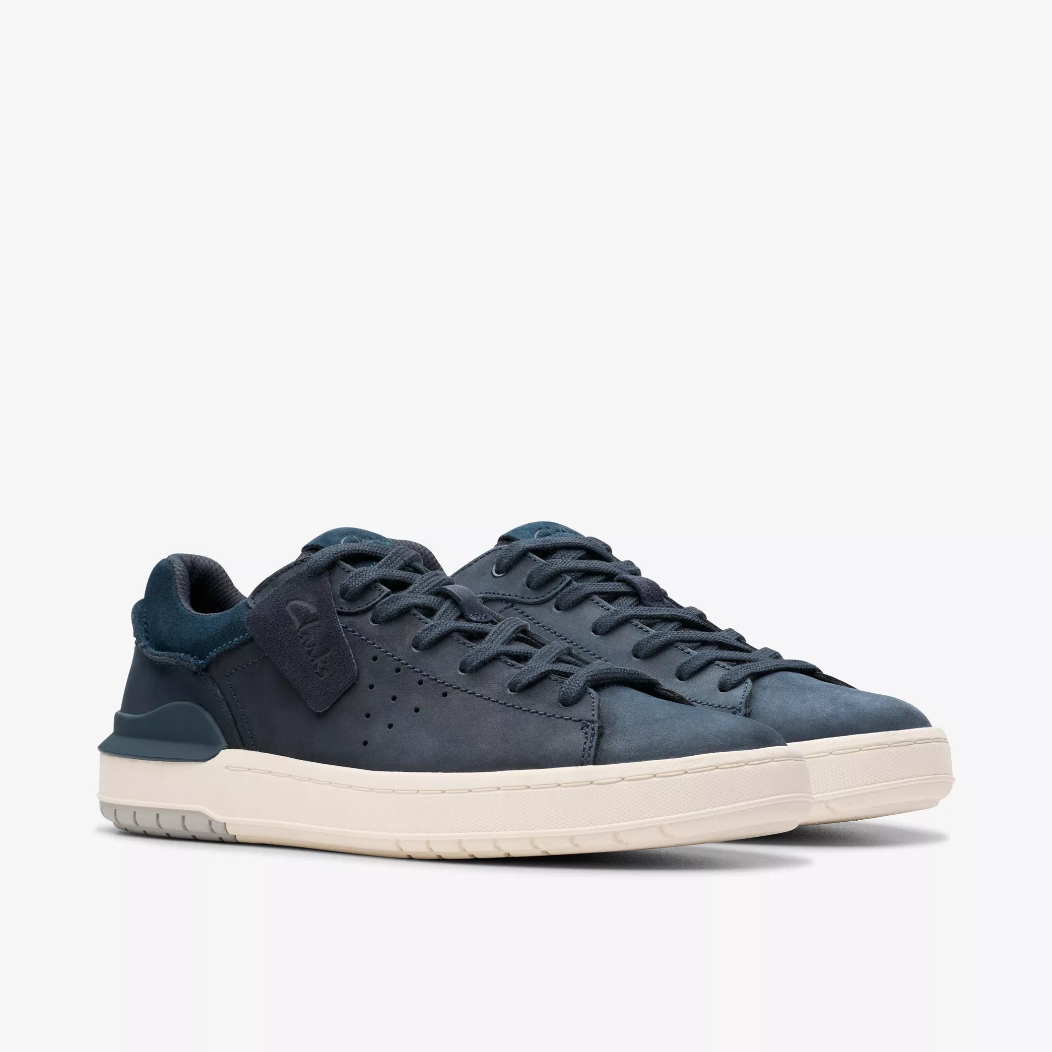 Clarks Courtlite2 Run Nabuk blu scuro