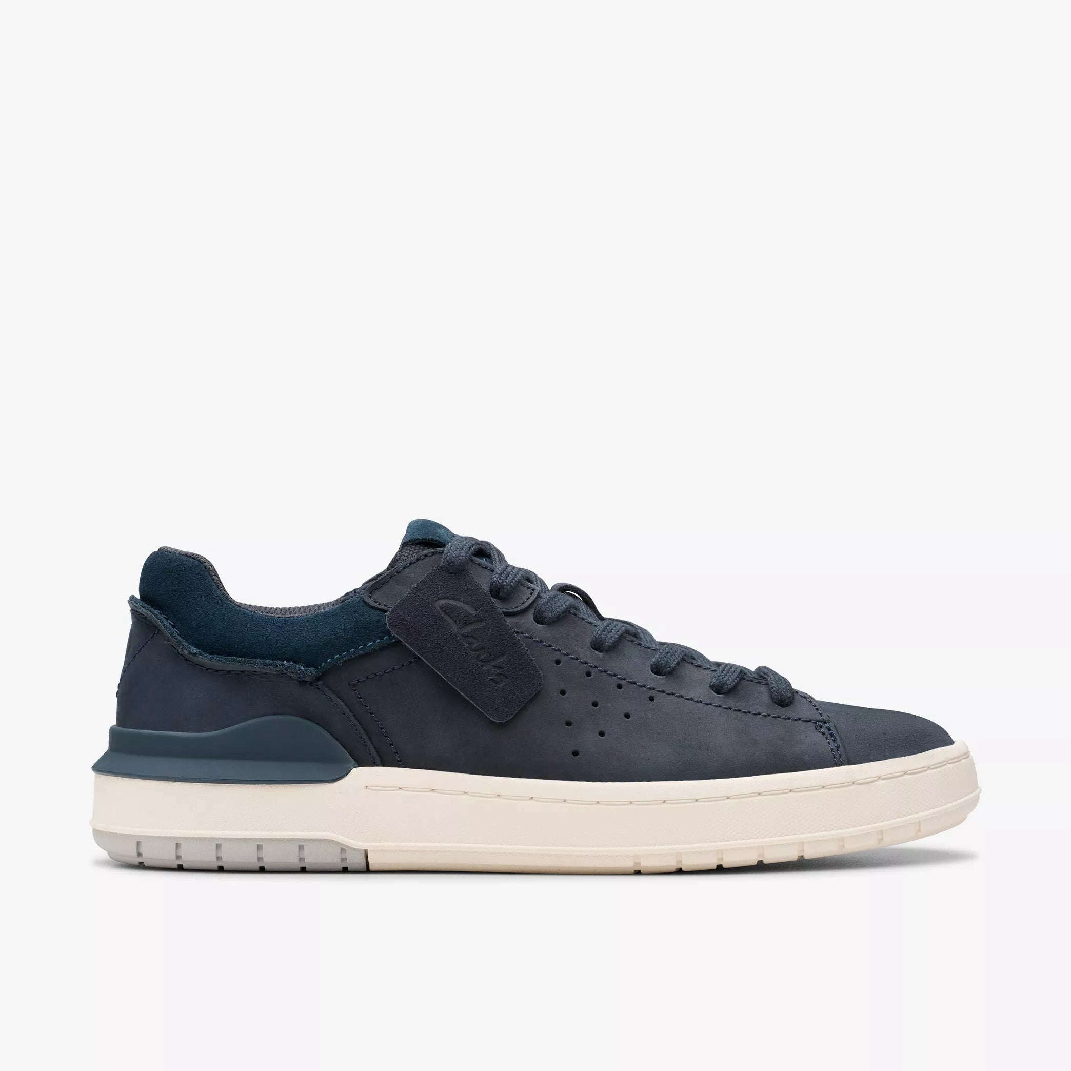 Clarks Courtlite2 Run Nabuk blu scuro