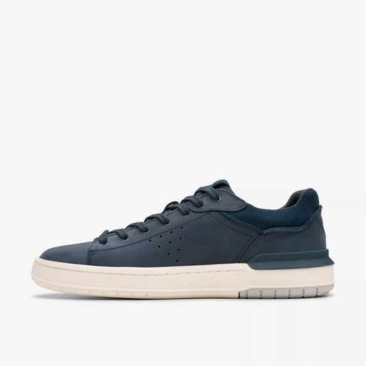 Clarks Courtlite2 Run Nabuk blu scuro