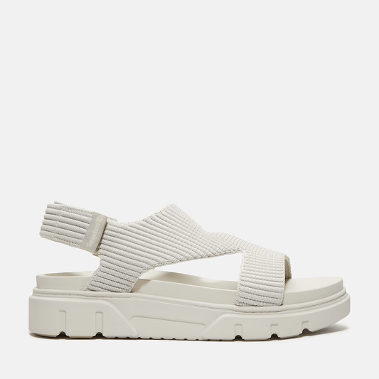Timberland Sandalo con Cinturino Posteriore Greyfield da Donna in bianco