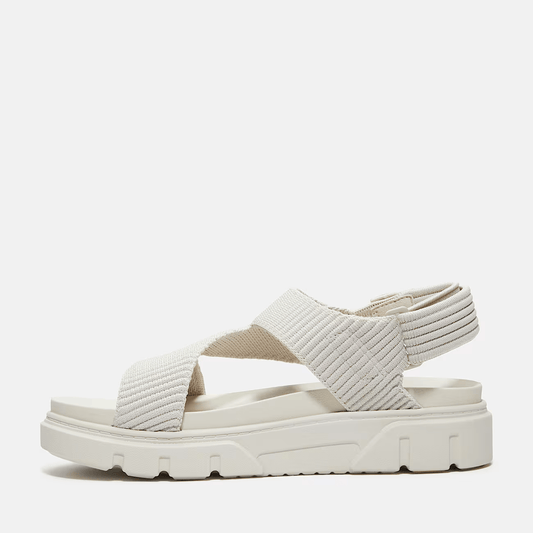 Timberland Sandalo con Cinturino Posteriore Greyfield da Donna in bianco