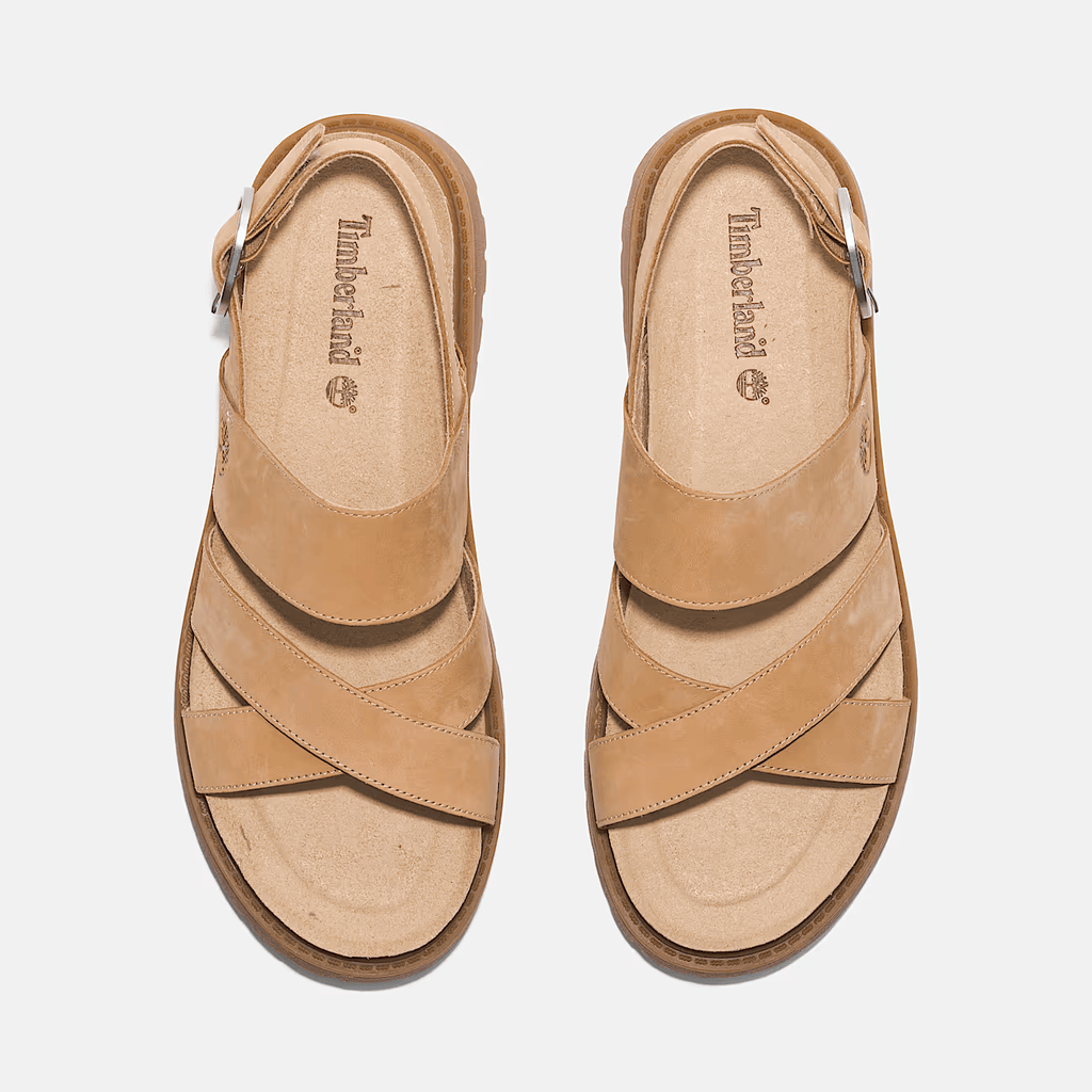 Timberland Sandalo con Cinturino Posteriore Clairemont Way da Donna in beige