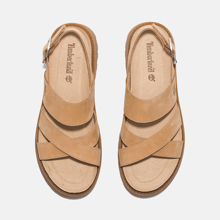 Timberland Sandalo con Cinturino Posteriore Clairemont Way da Donna in beige