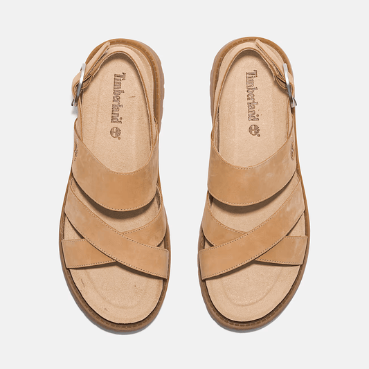 Timberland Sandalo con Cinturino Posteriore Clairemont Way da Donna in beige