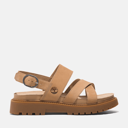 Timberland Sandalo con Cinturino Posteriore Clairemont Way da Donna in beige