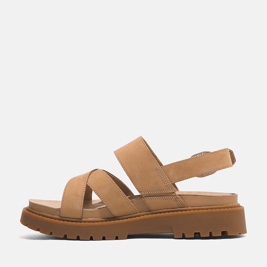 Timberland Sandalo con Cinturino Posteriore Clairemont Way da Donna in beige