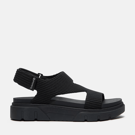 Timberland Sandalo con Cinturino Posteriore Greyfield da Donna in colore nero