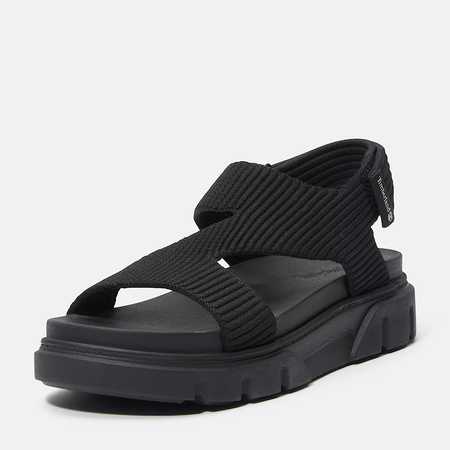 Timberland Sandalo con Cinturino Posteriore Greyfield da Donna in colore nero
