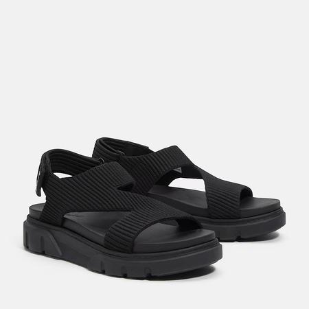 Timberland Sandalo con Cinturino Posteriore Greyfield da Donna in colore nero