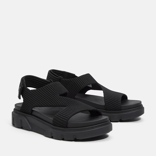 Timberland Sandalo con Cinturino Posteriore Greyfield da Donna in colore nero