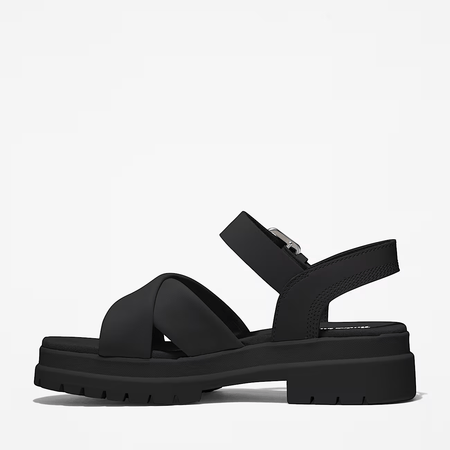 Timberland Sandalo con Cinturino Posteriore London Vibe da Donna in nero