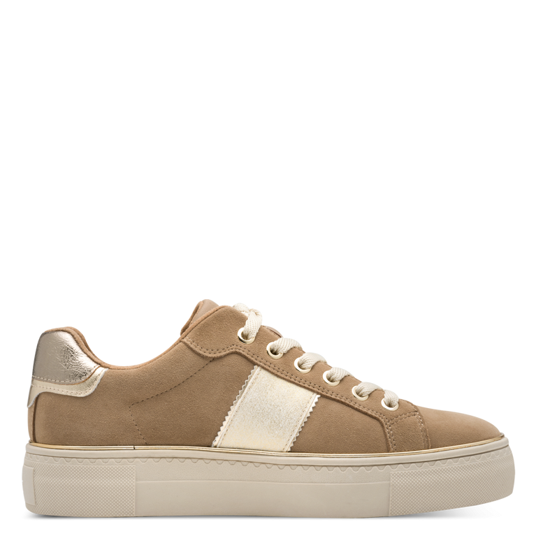 Tamaris sneaker marrone in memory foam
