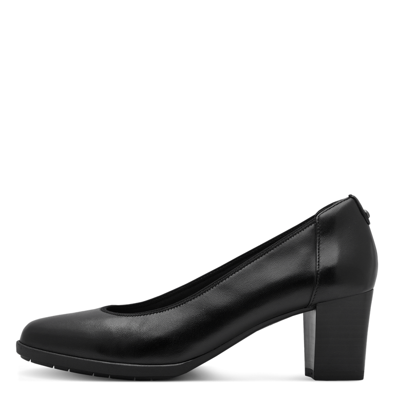 Tamaris decollete nera in pelle