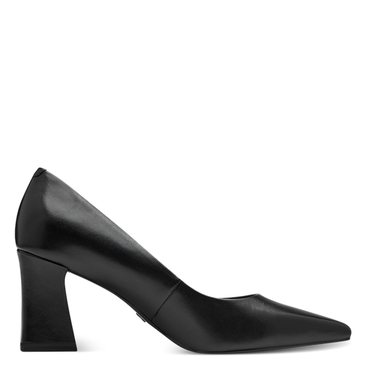 Tamaris decollete nera in pelle