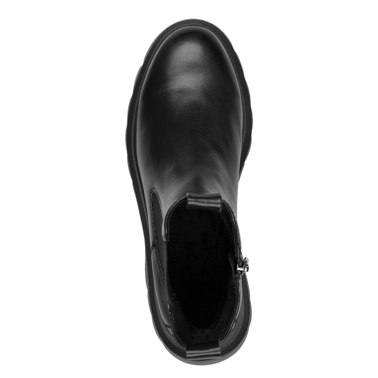 Marco Tozzi Stivaletto nero in pelle