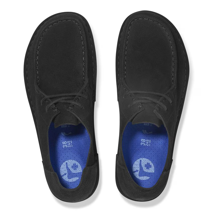 Birkenstock UTTI Lace camoscio nero