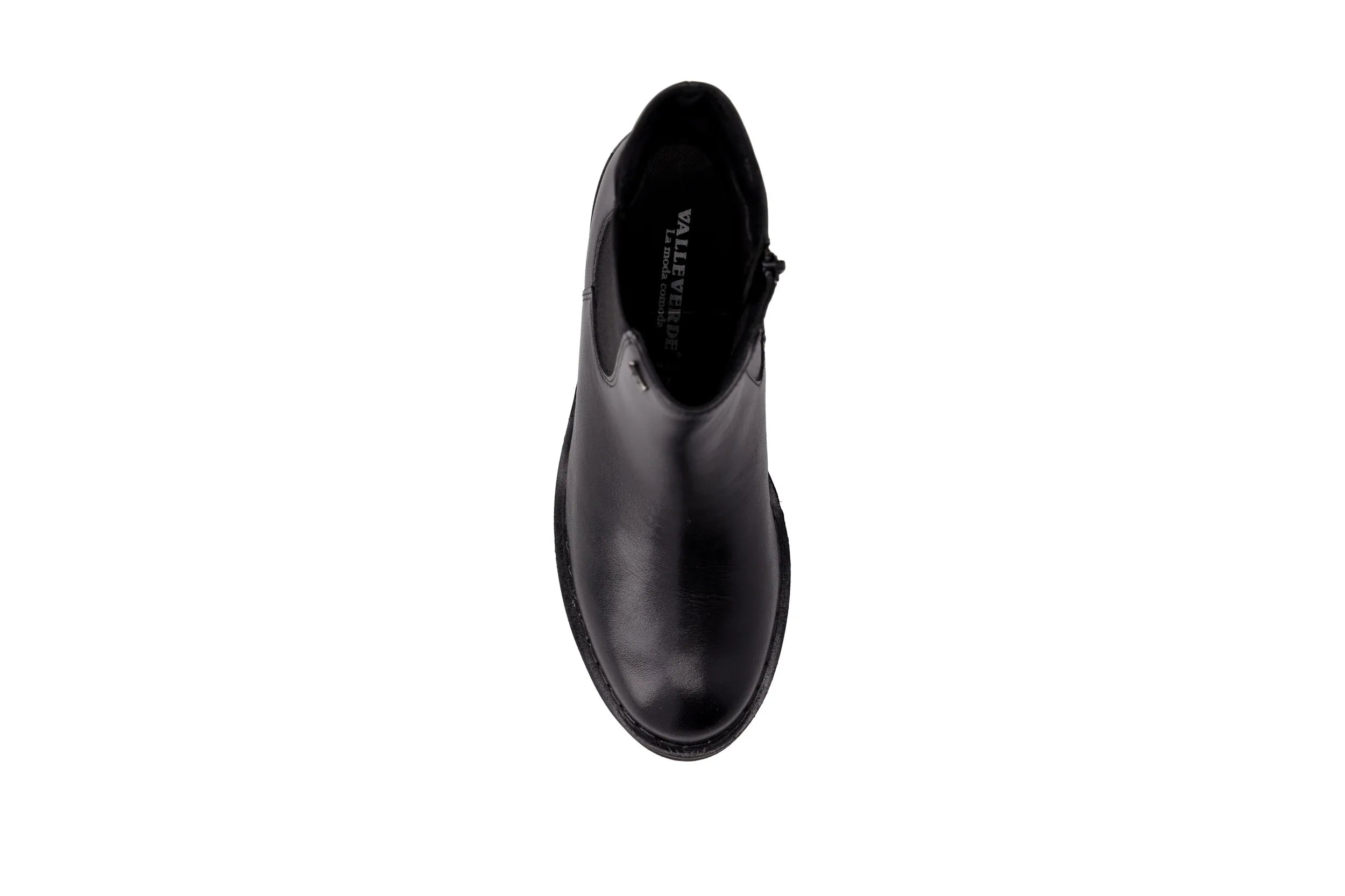 Valleverde stivaletto pelle nera
