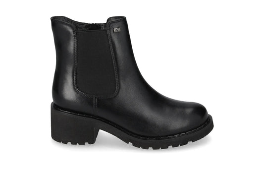 Valleverde stivaletto pelle nera