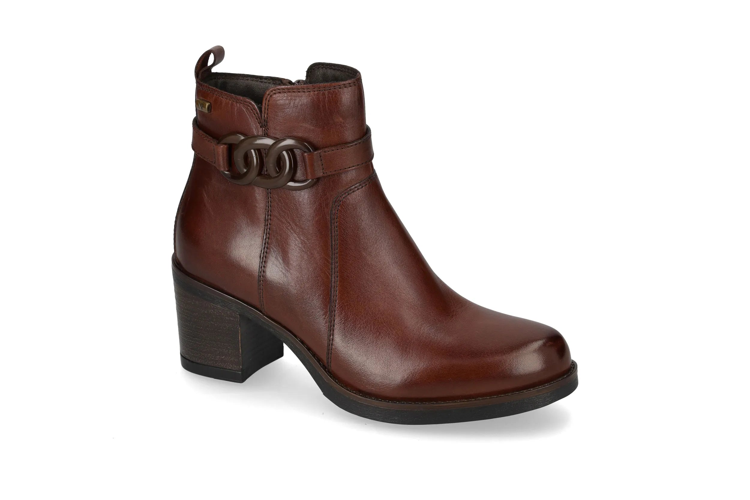 Valleverde stivaletto pelle marrone