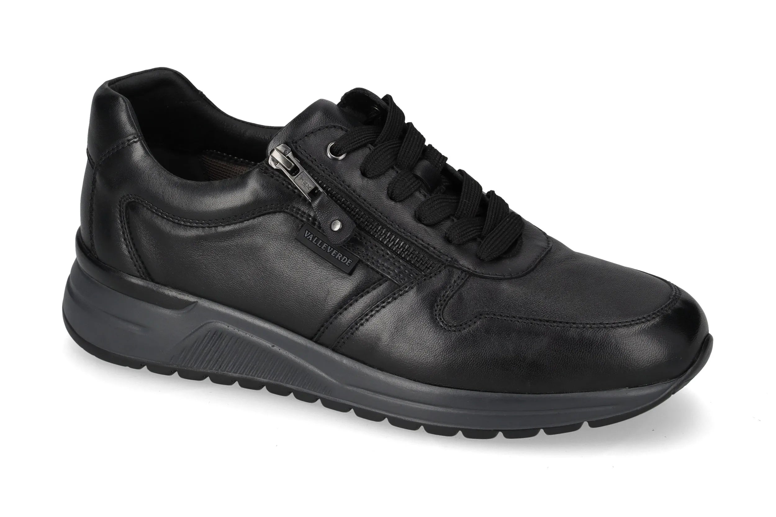 Valleverde Sneaker zip nera da uomo