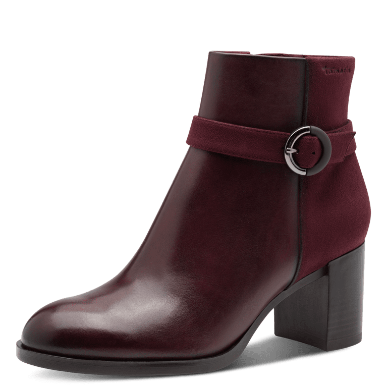 Tamaris tronchetto bordeaux da donna