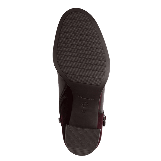 Tamaris tronchetto bordeaux da donna